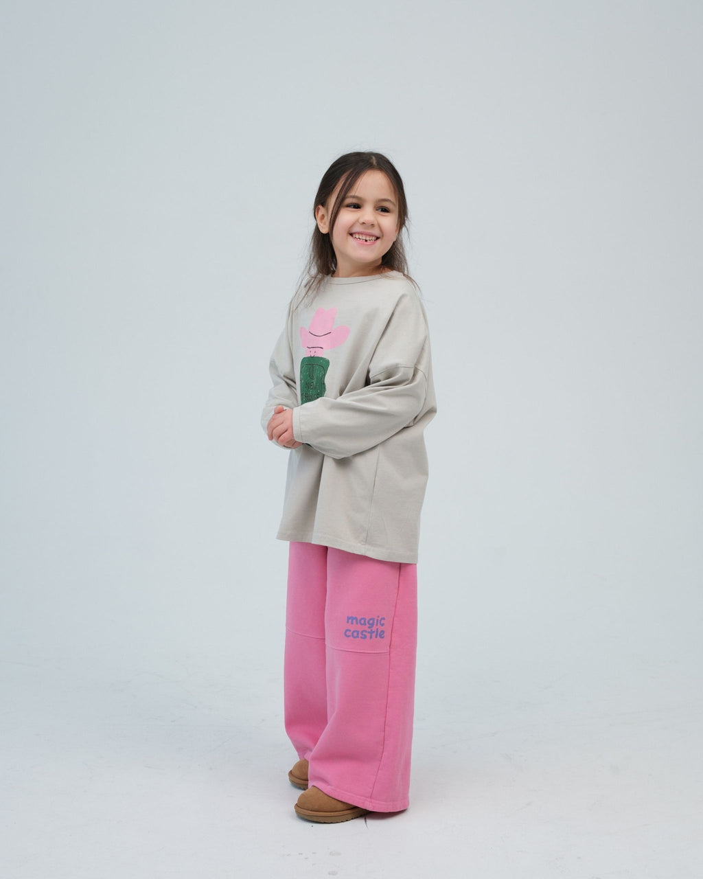 Pantaloni Pink Castl